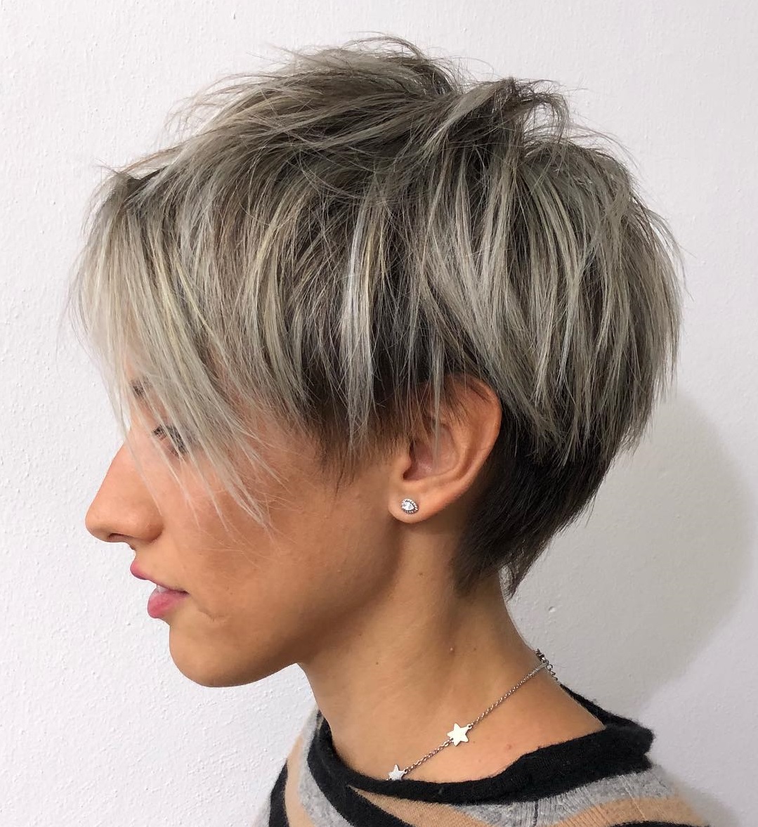 celebrity Short Chopped Haircut