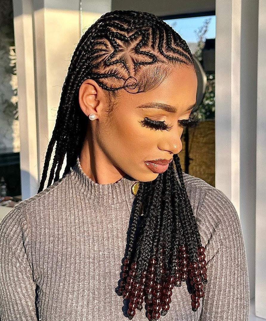 celebrity Braids in Hair