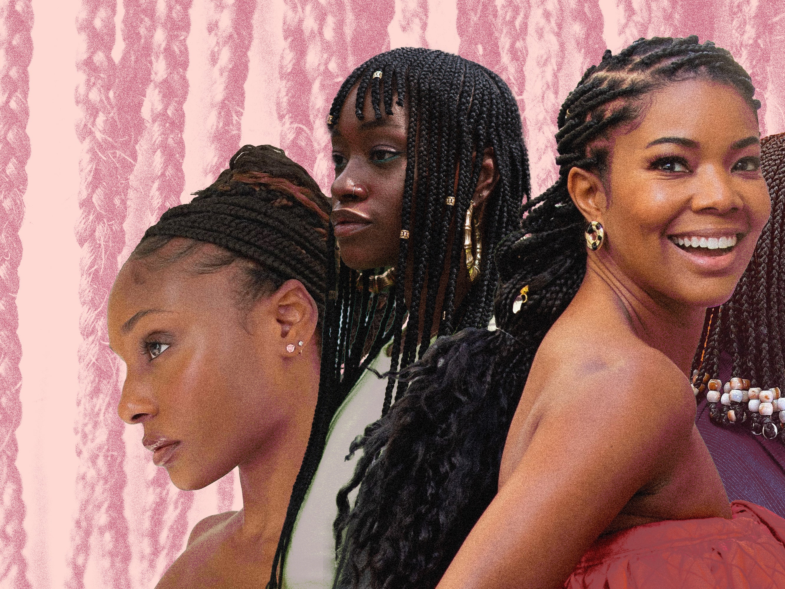 celebrity Braids in Hair