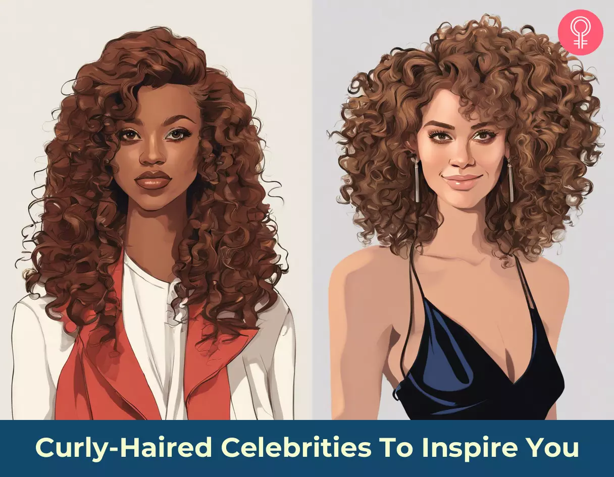 celebrity Curly hair