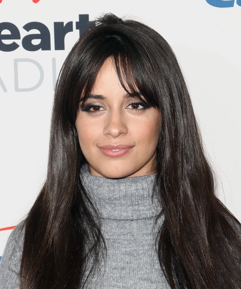 Celebrity Long Haircut with Bangs