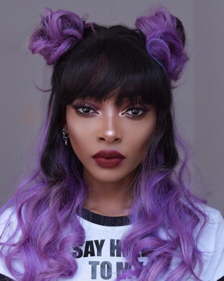 Cabelo Violeta cabelo-lilas-feminino