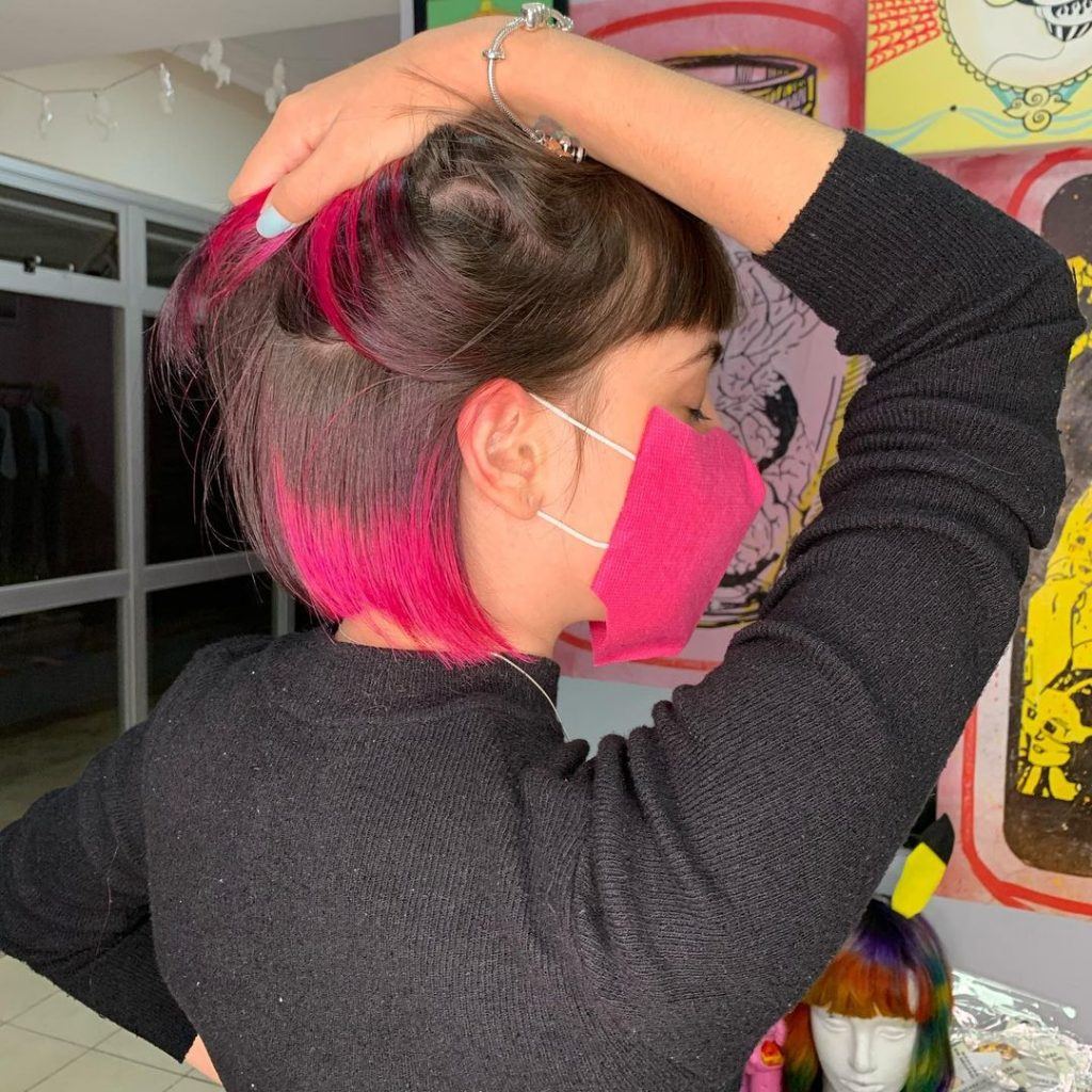Cabelo Pintado Na Nuca