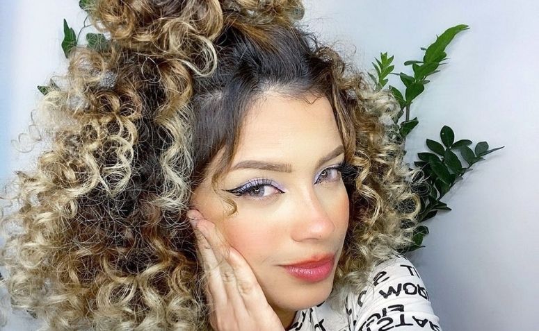 Cabelo Cacheado Loiro