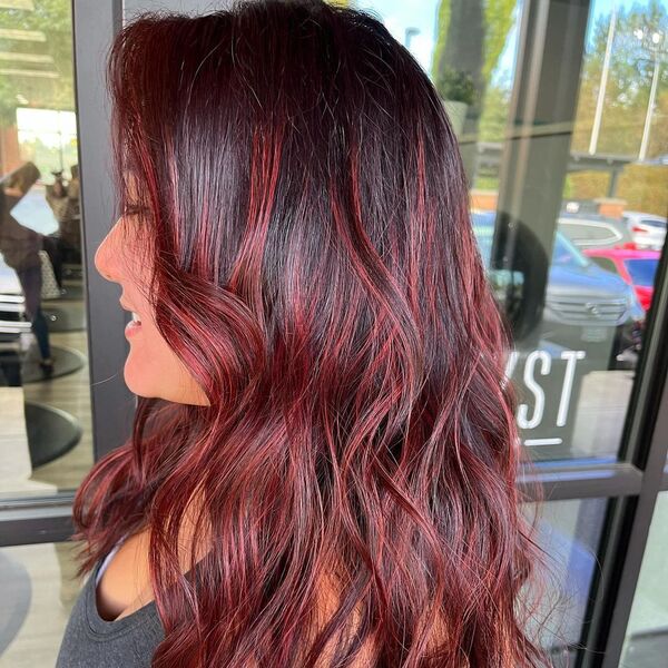 red highlights