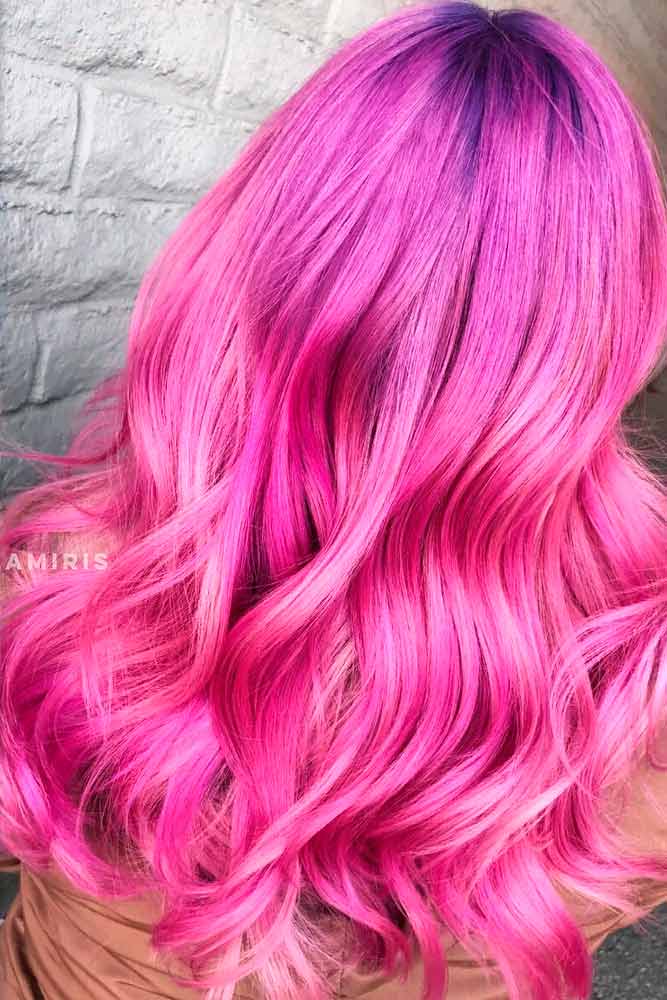 Pink hair