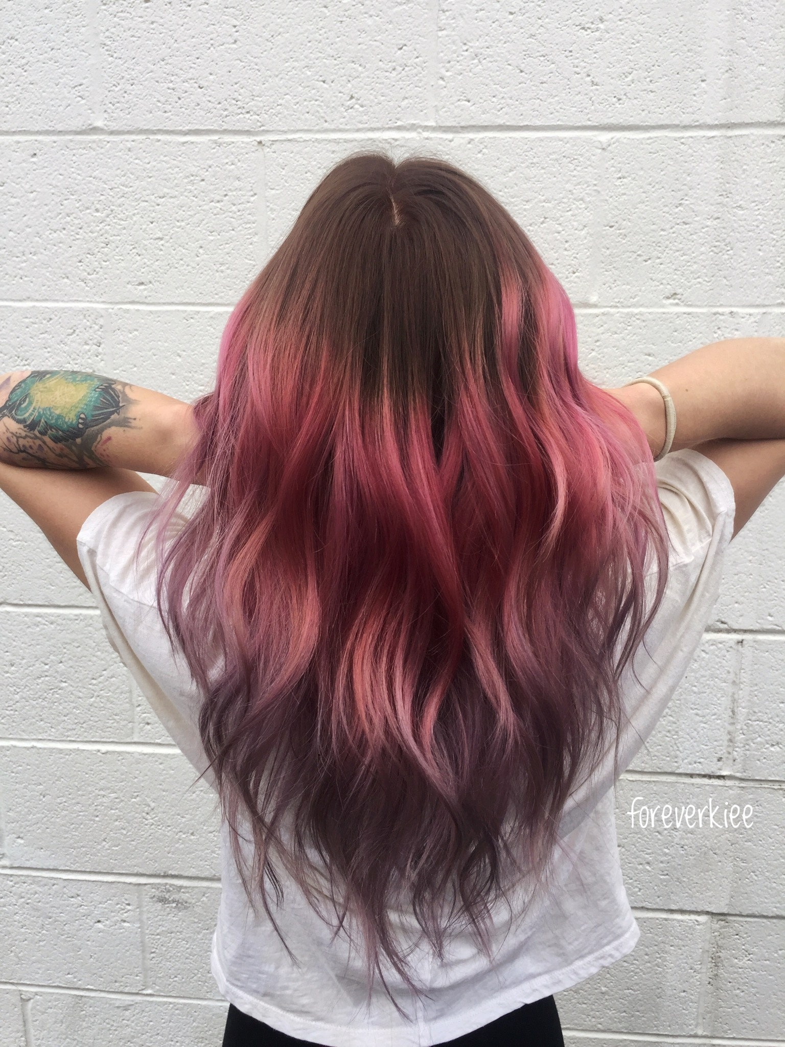 Pink hair