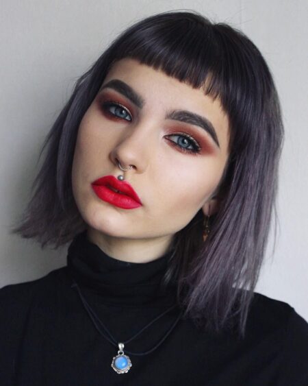 Corte de Cabelo com Franja como-cortar-a-franja-em-casa
