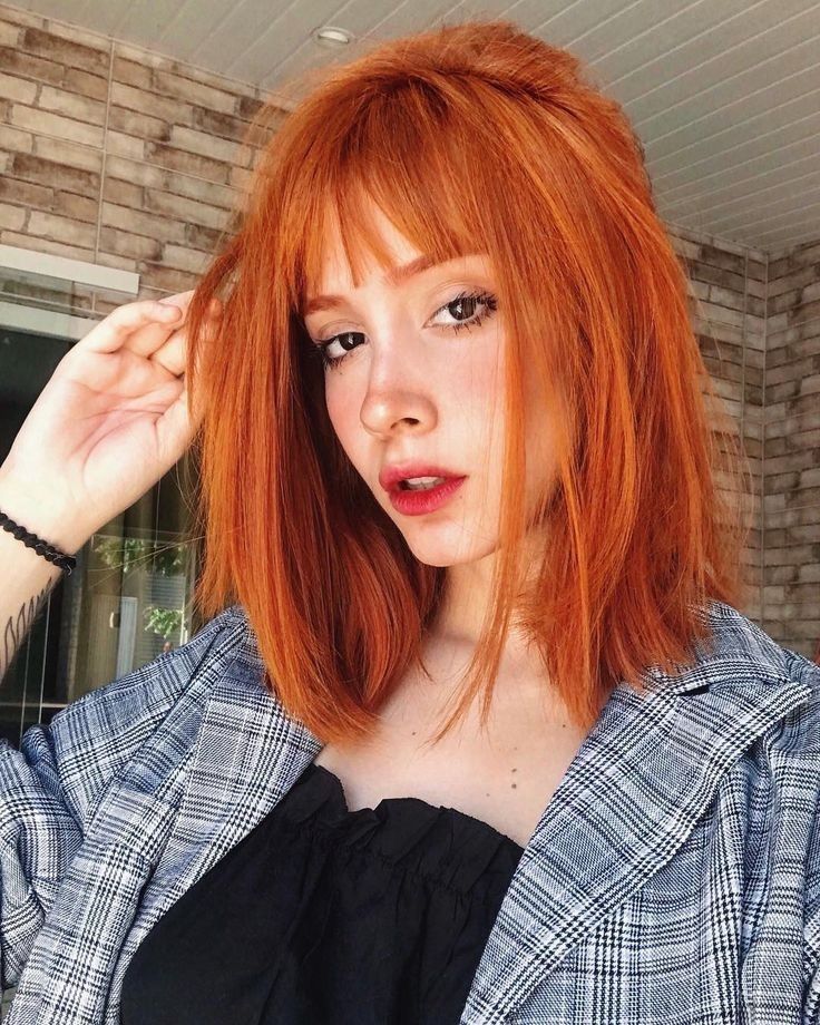 Cabelo Ruivo Curto