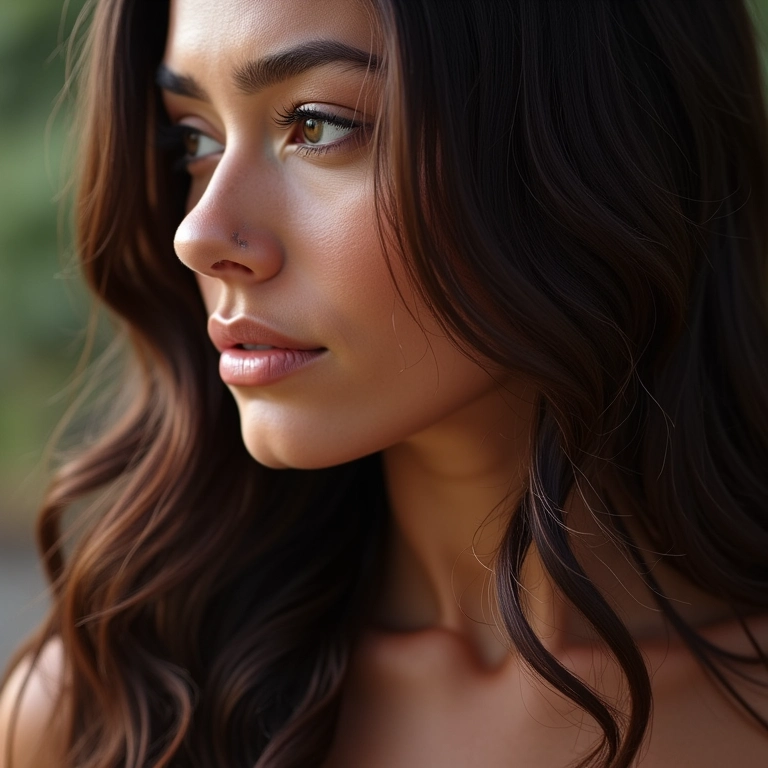 Acúmulo de produtos capilares no cabelo, mostrando resíduos de gel e spray.