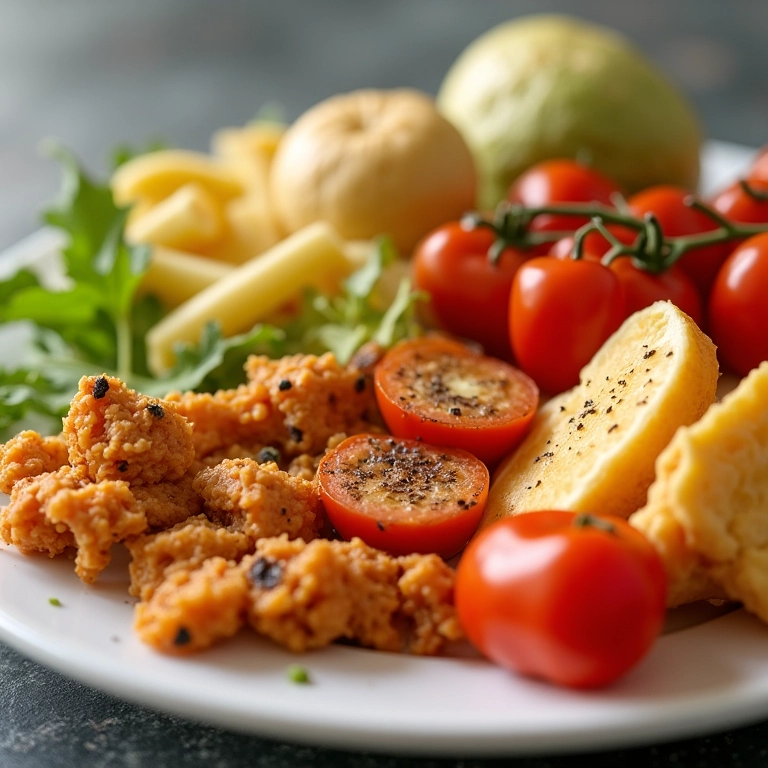 Alimentação desequilibrada e seus efeitos no cabelo.