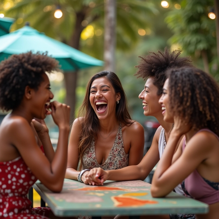 Amigos reunidos: adaptabilidade para construir relacionamentos.