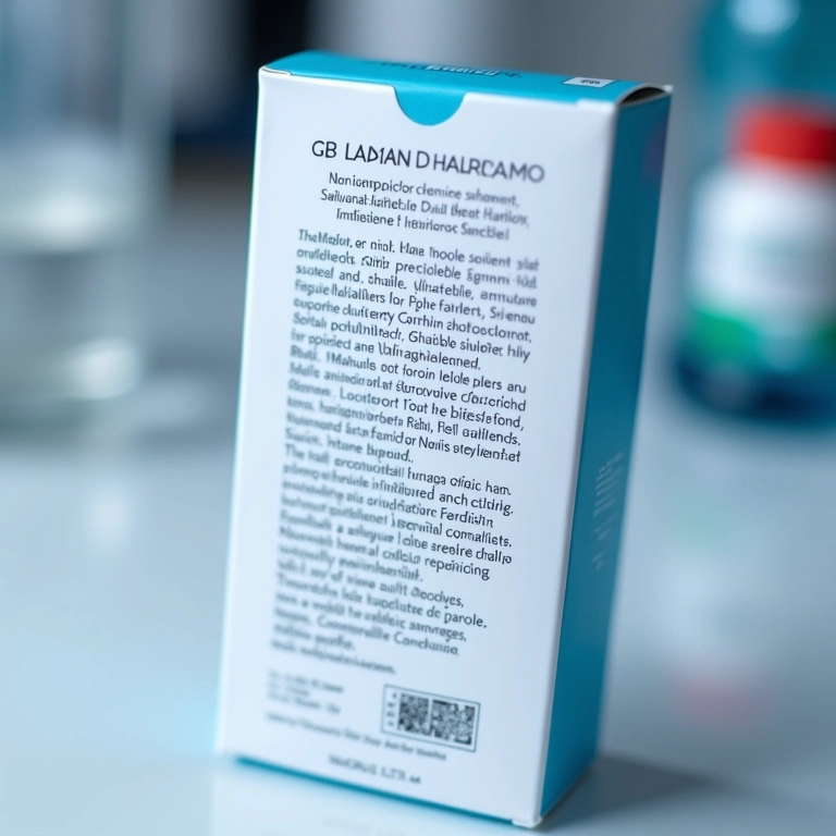 Análise detalhada dos ingredientes de uma ampola capilar.