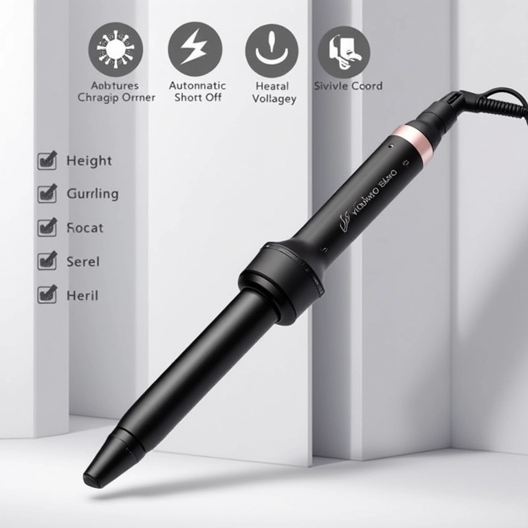 Babyliss largo com recursos extras como desligamento automático.
