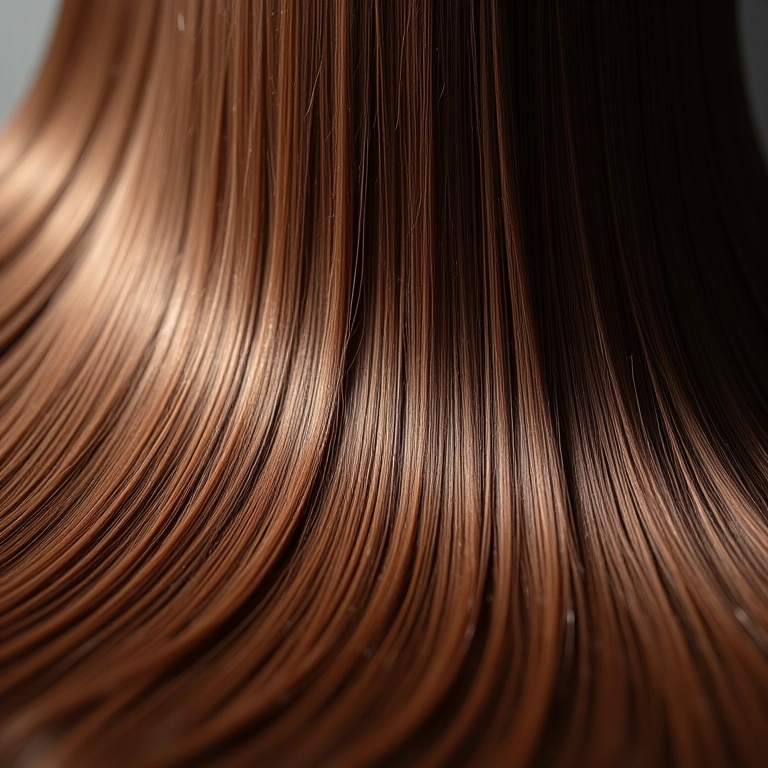 Brilho espelhado no cabelo liso com Elseve Quera-Liso.