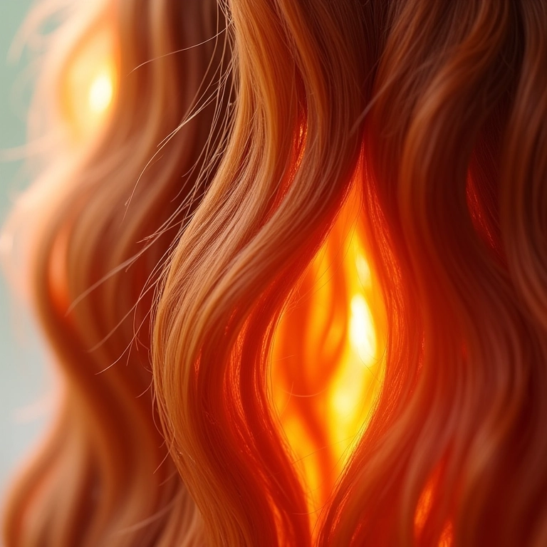 Cabelo brilhando como um espelho após usar Elseve Glycolic Gloss.