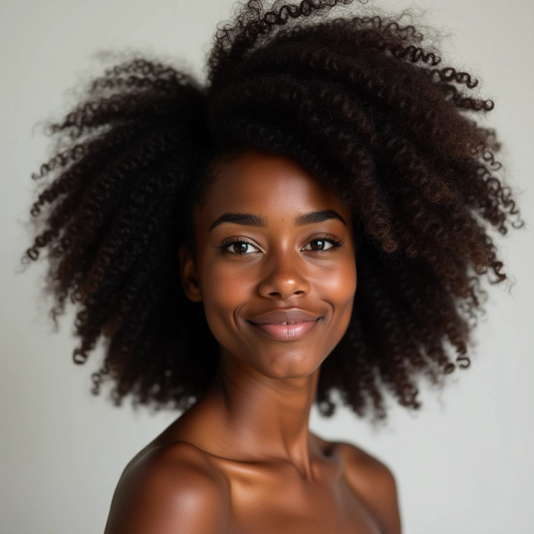Cabelo Cacheado com Volume: Celebração da beleza natural em cabelos cacheados.