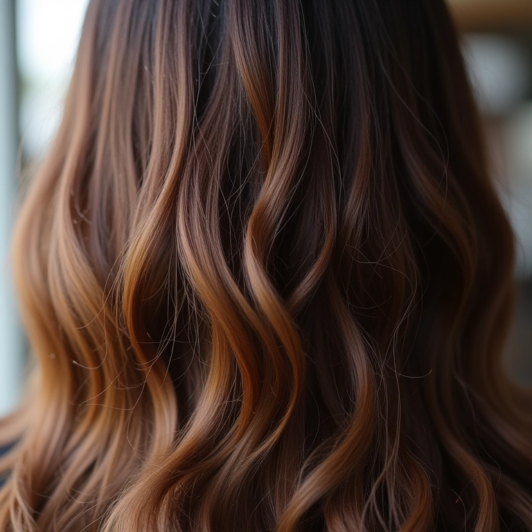 Cabelo com cobertura total de brancos mesmo após várias lavagens com Imédia Excellence.