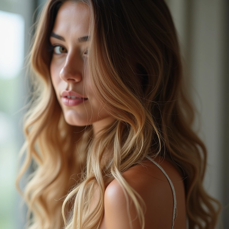 Cabelo com escova prolongada com o uso de shampoo a seco.