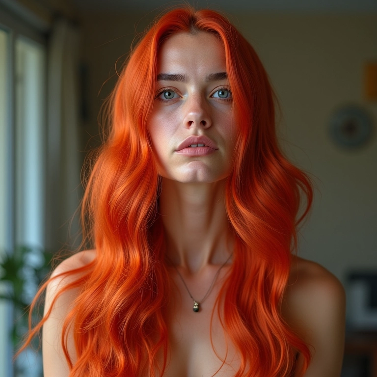 Cabelo danificado após uso excessivo de produtos químicos.