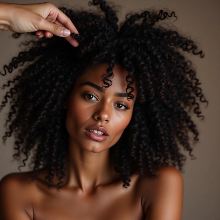 Cabelo elástico e resistente com a suplementação de colágeno.