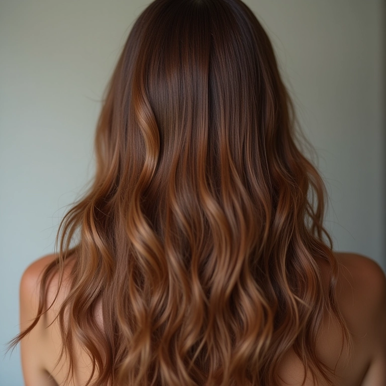 Cabelo forte e saudável com ampola capilar para fortalecimento e crescimento.