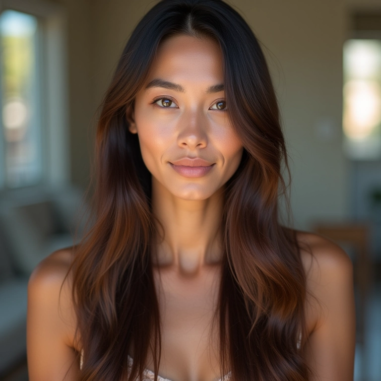 Cabelo liso semanas após a selagem térmica.