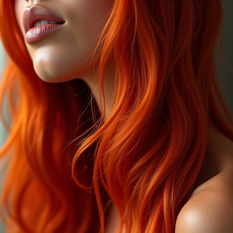 Cabelo saudável e brilhante de uma mulher brasileira.