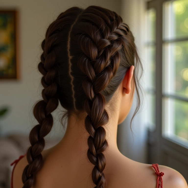Cilindro ajustável em penteado elegante e sofisticado, com trança embutida
