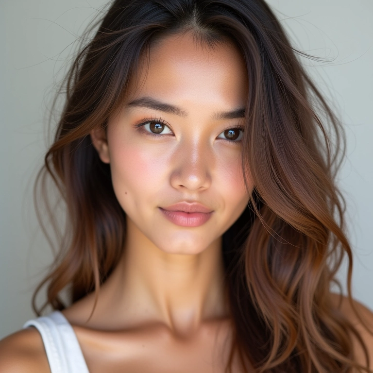 Comparativo do cabelo com e sem frizz após uso de Elseve Glycolic Gloss.