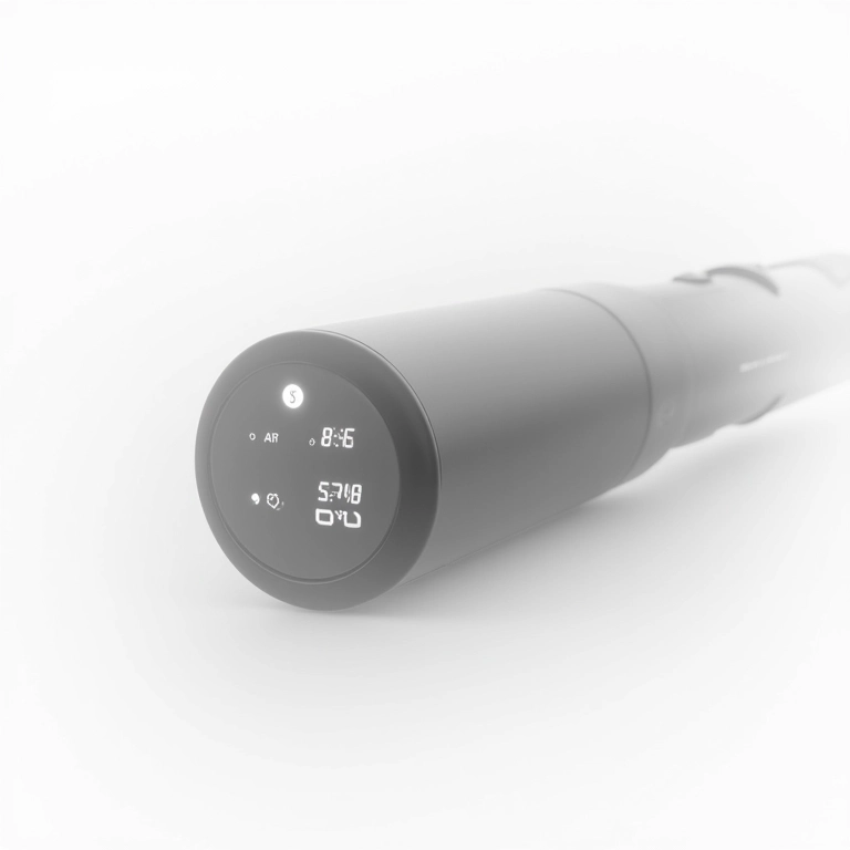 Controle digital de temperatura em um babyliss largo.