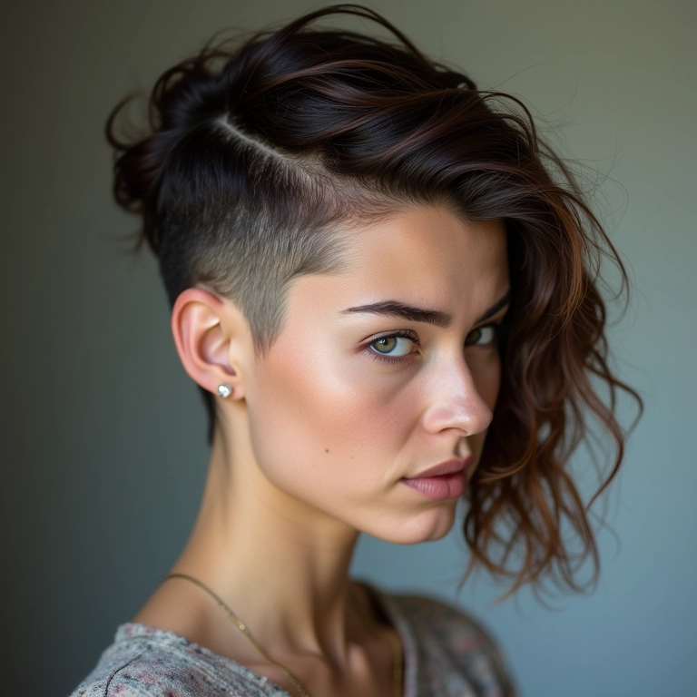 Corte assimétrico: originalidade e estilo único.