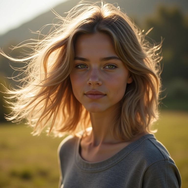 Corte degradê com movimento e leveza.