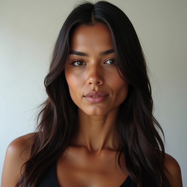 Corte degradê em V para cabelo liso, visual elegante e moderno.