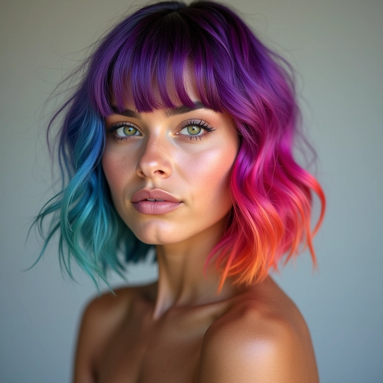 Corte em V e coloração: combinação perfeita.