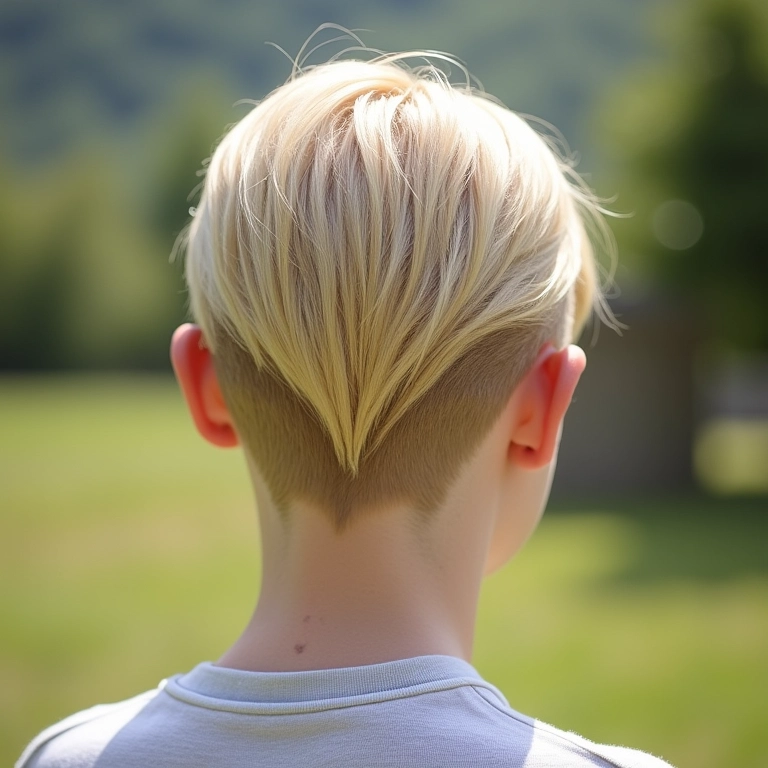 Corte em V para um visual alongado e elegante.