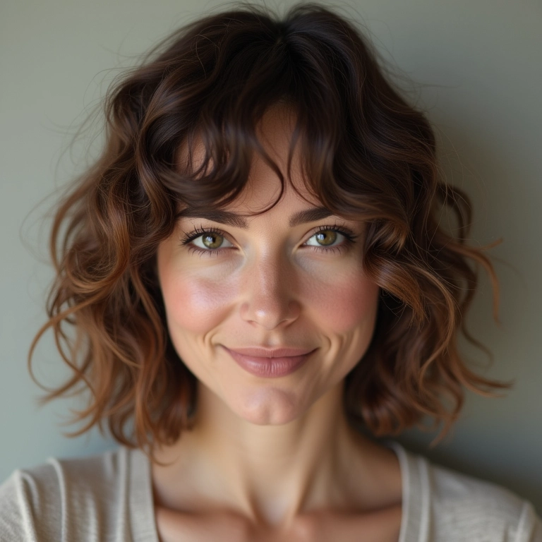 Corte repicado para criar volume na raiz do cabelo.