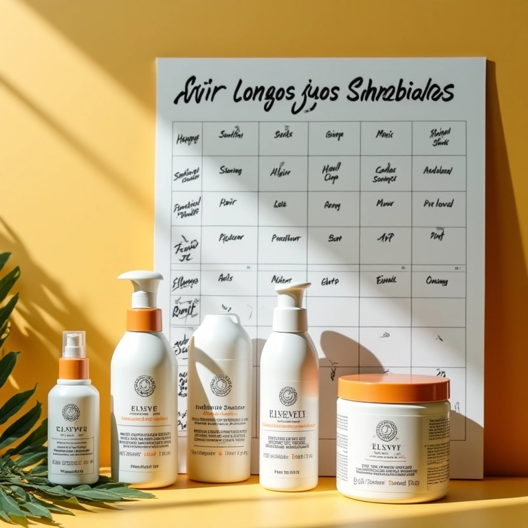 Cronograma capilar para cachos com produtos Elseve.