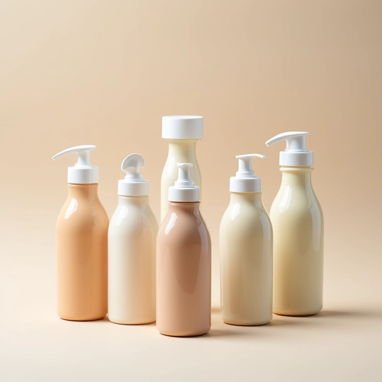Diferentes marcas de mousse para cabelo cacheado.