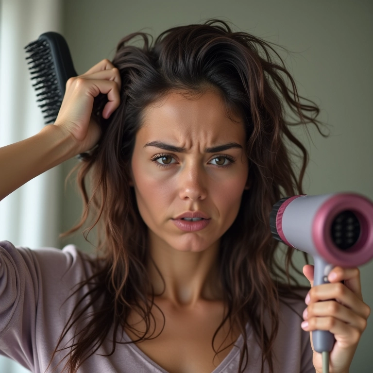 Dificuldade para modelar o cabelo