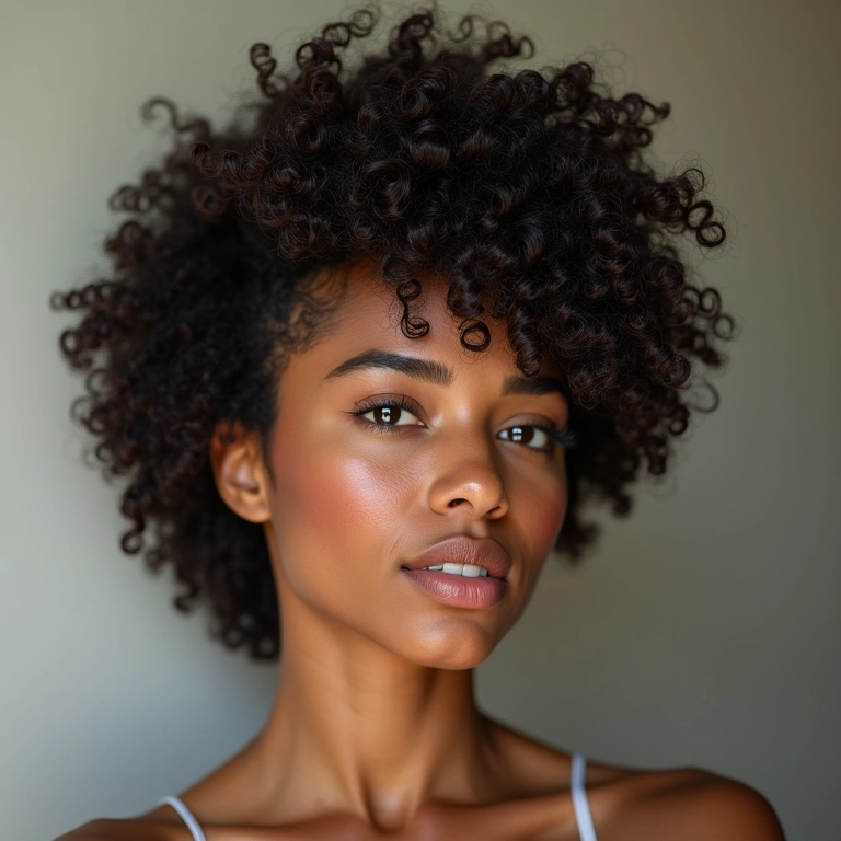 Faux hawk para cabelos cacheados com atitude.