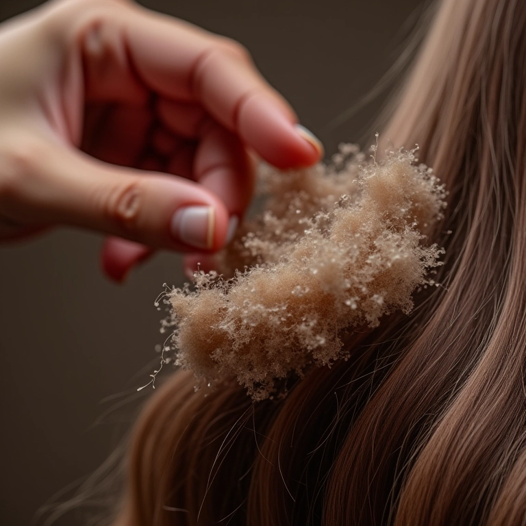 Finalizador de textura leve sendo aplicado em cabelo grosso.