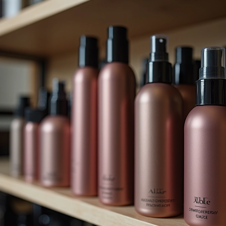 Fixadores para cabelo.