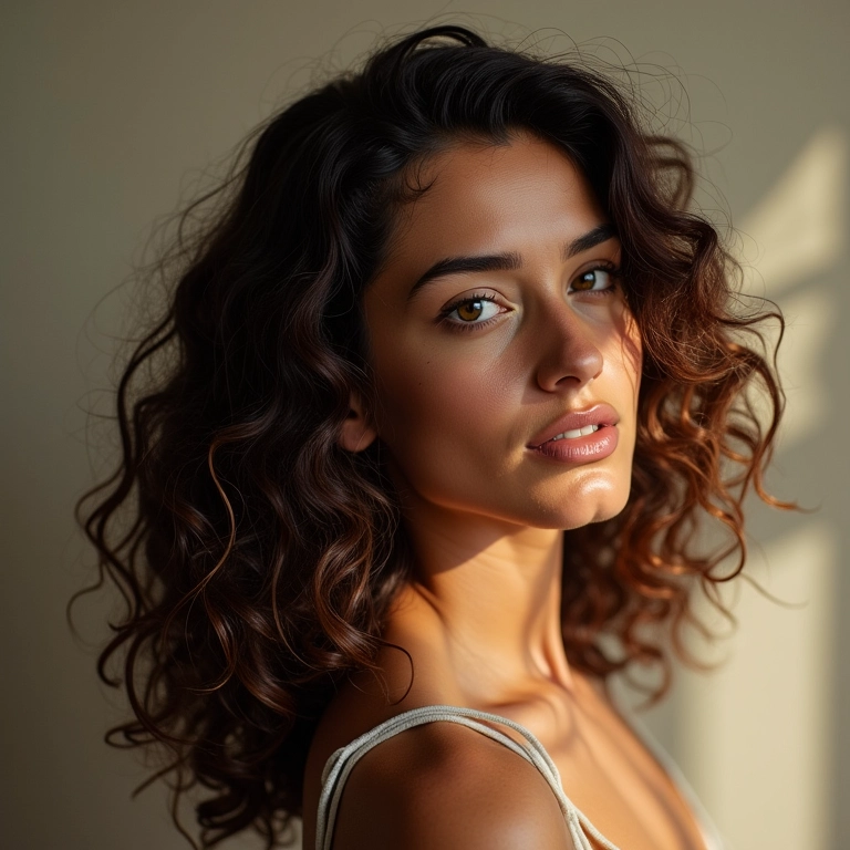 Gelatina capilar para definir cabelo ondulado.