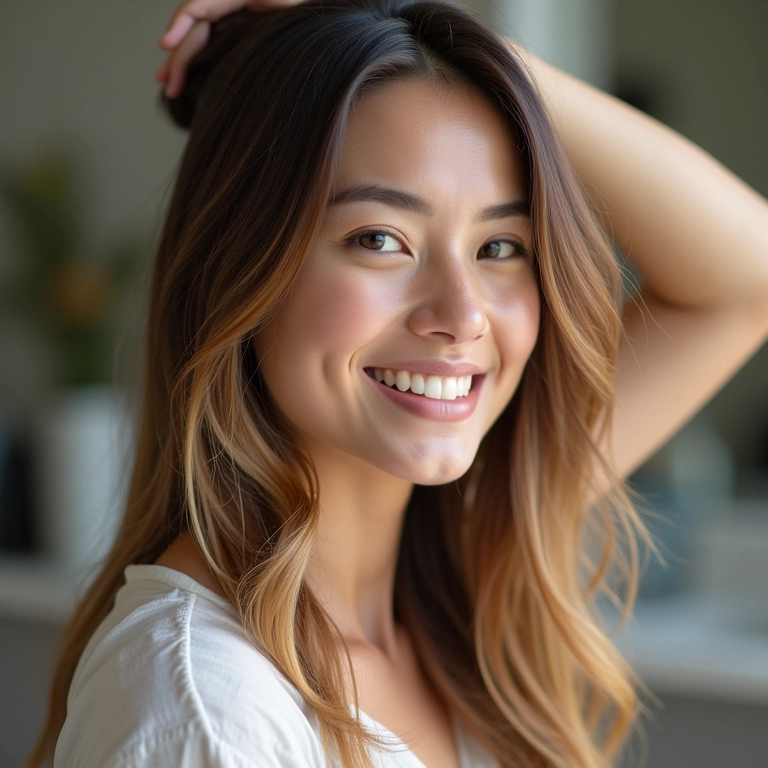 Hidratação regular para um cabelo fácil de desembaraçar.