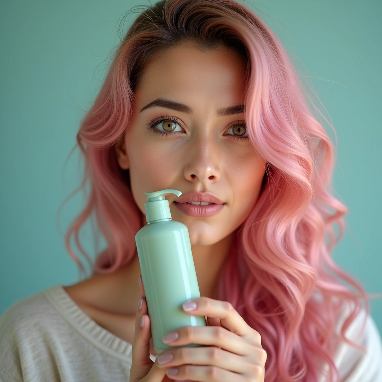 Lavagem detox para cabelos coloridos protegendo a cor.