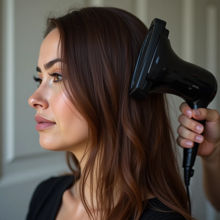 Leave-in com proteção térmica para cabelo grosso.