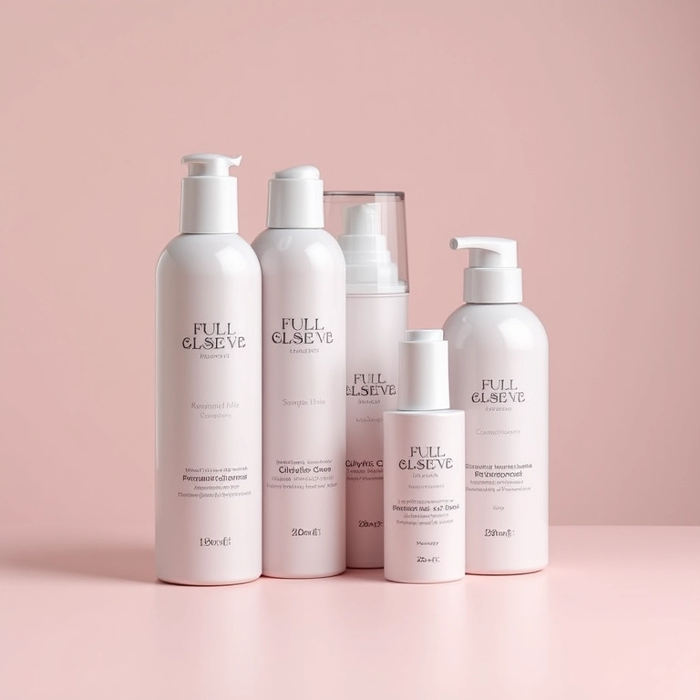 Linha completa Elseve Glycolic Gloss: shampoo, condicionador e sérum.