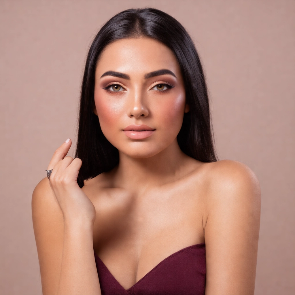 Maquiagem para afinar o rosto, contorno facial.