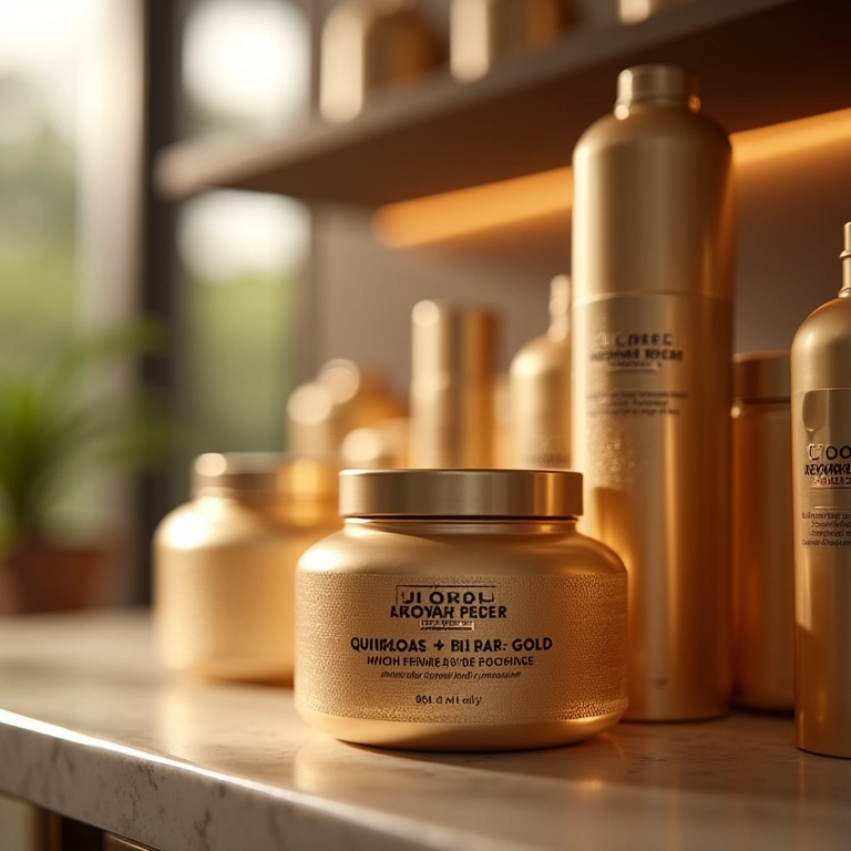 Máscara reconstrutora L'Oréal Absolut Repair Gold Quinoa + Protein.